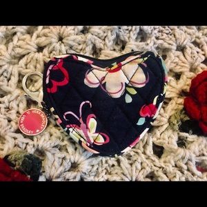 Heart-shaped card/change purse